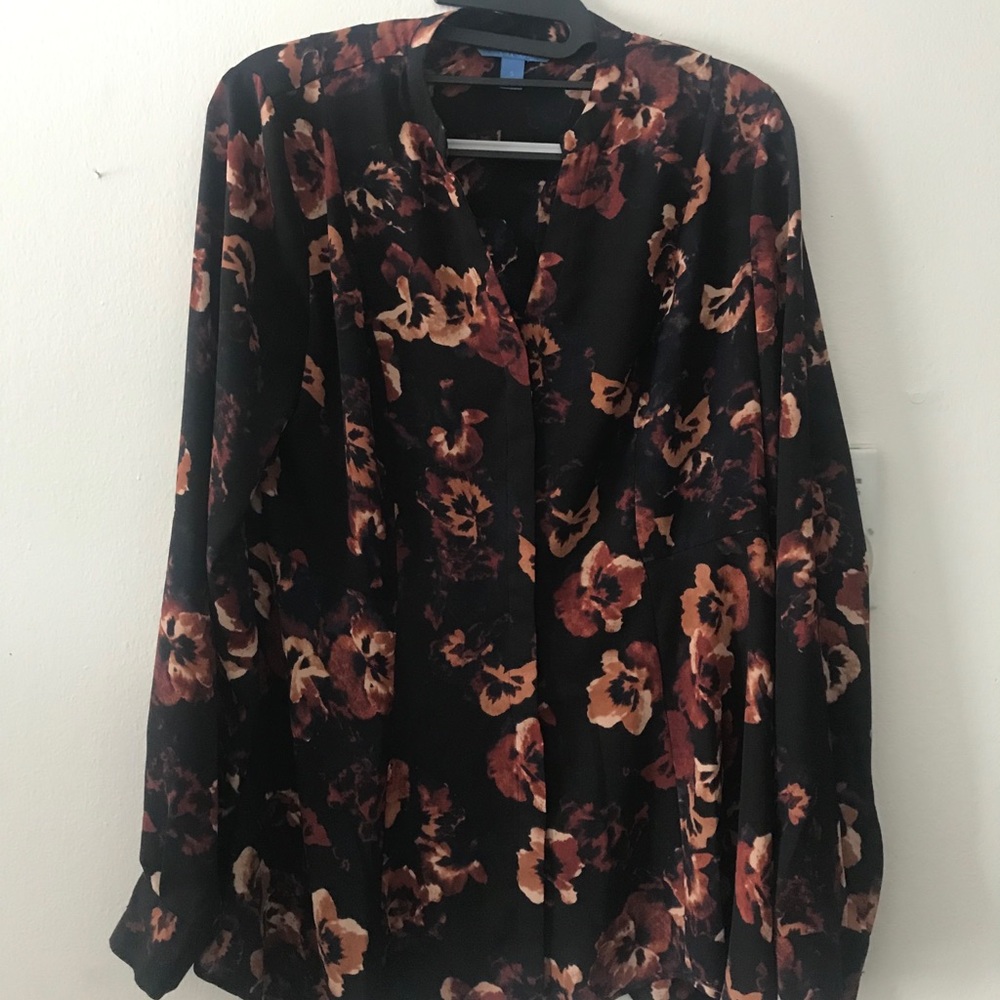 Vera Wang Posey Draped Top